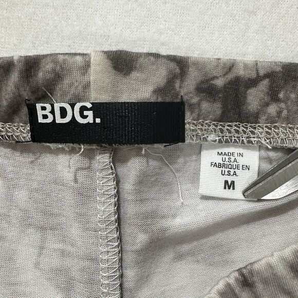 BDG Women's Medium Gray Floral Stretch Leggings High Rise Pull On 28" Inseam - Picture 4 of 11